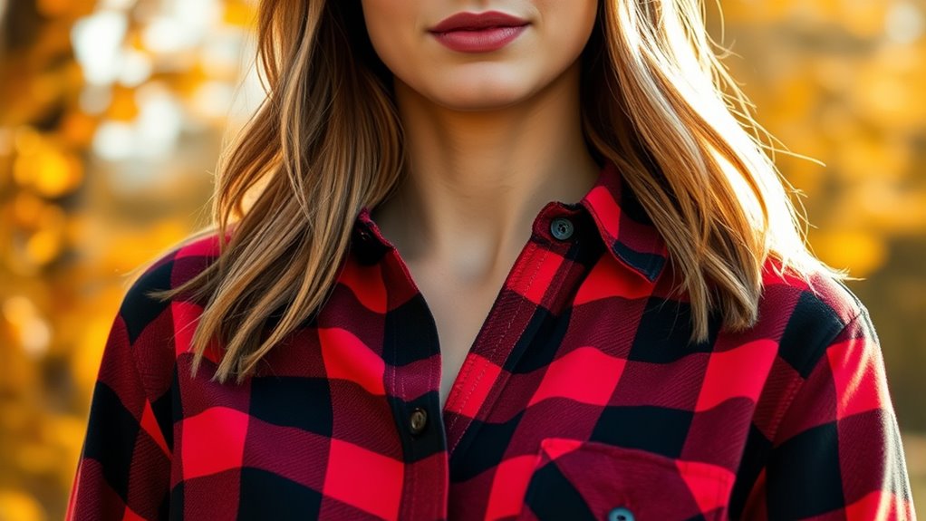 seasonal buffalo plaid styling