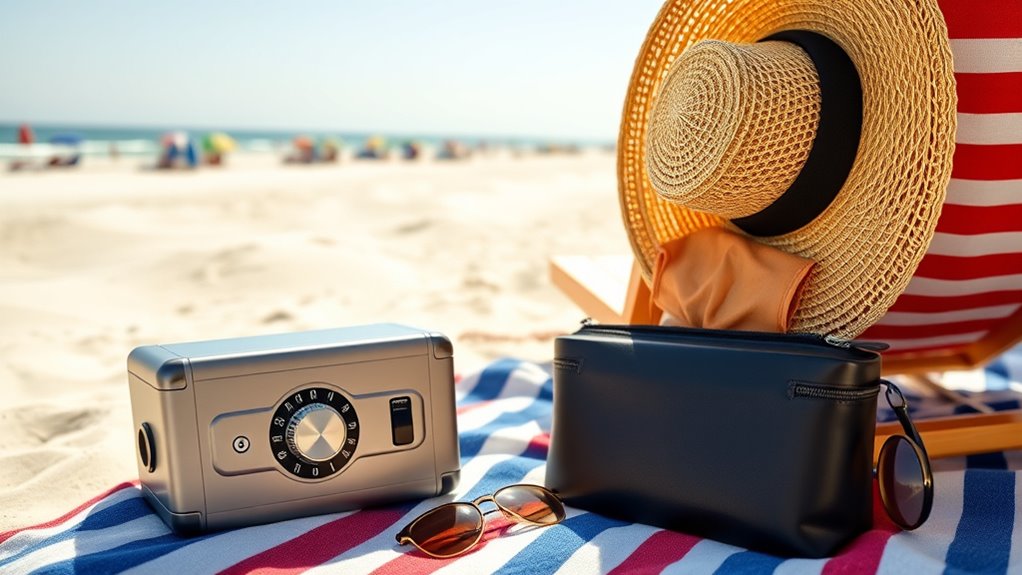 secure beach valuables effectively