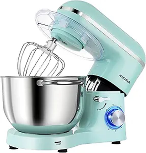 Aucma 6.5 QT Stand Mixer with Accessories