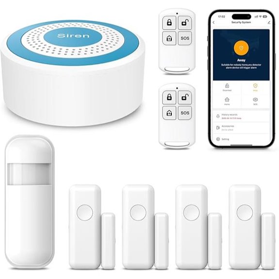 PGST Smart Home Alarm System with Sensors and Alexa