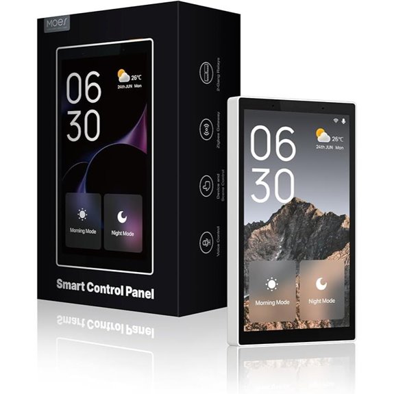 MOES Smart Home Touchscreen In-wall Control Panel