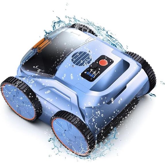 Robotic Pool Vacuum Cleaner with Smart Navigation
