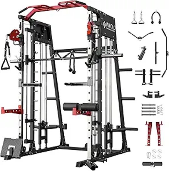 Mikolo Smith Machine with Lat Pulldown & Crossover