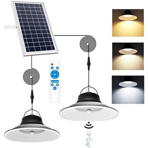 solar pendant lights pack
