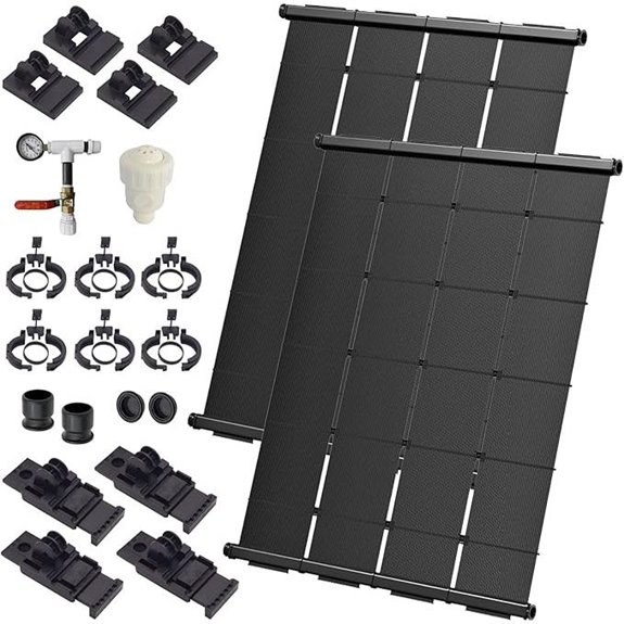 Industrial Solar Pool Heater DIY Kit with Mounting System