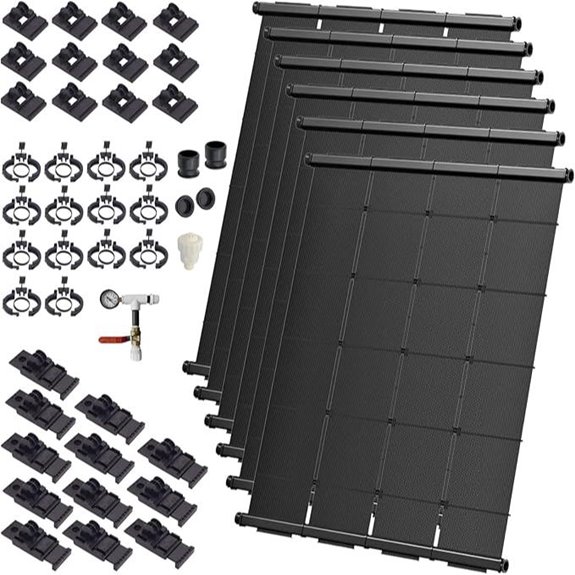 Industrial Solar Pool Heater DIY Kit (6-4'x9.5')