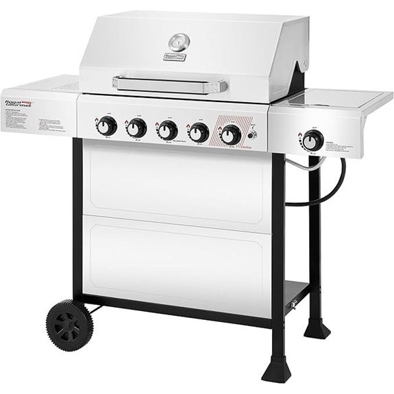 Royal Gourmet 5-Burner Propane Gas Grill Stainless Steel