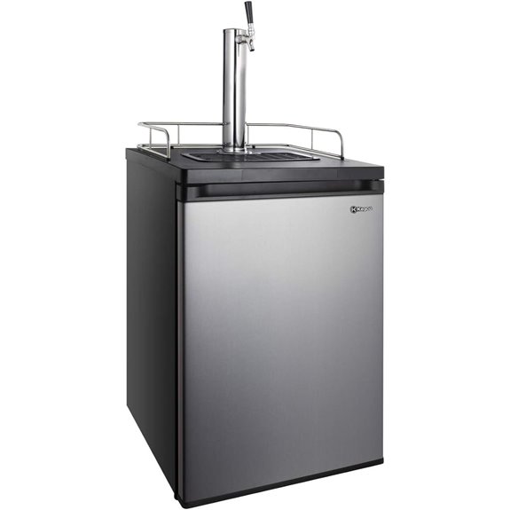 Kegco Full Size Kegerator Stainless Steel Refrigerator