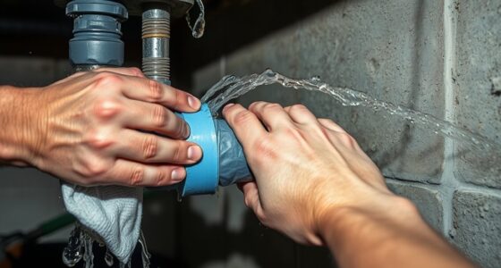 stop burst pipe emergency