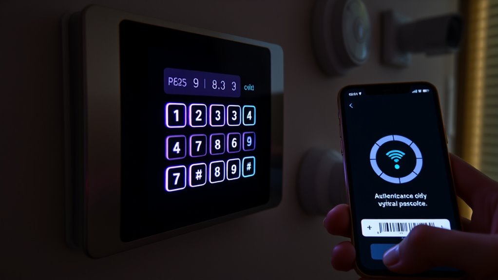 strong passwords and two factor authentication