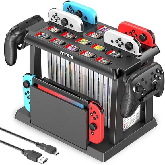 Nintendo Switch Game Organizer & Charging Dock