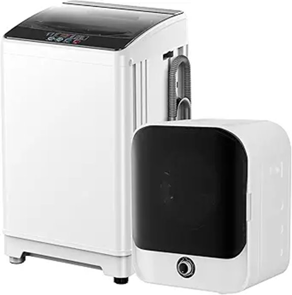 TABU Compact Washer & Dryer Set 18LBS 2.6 Cu.Ft