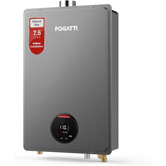 FOGATTI Tankless Gas Water Heater 7.5 GPM