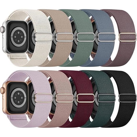 10 Pack Elastic Sport Bands for Apple Watch Series