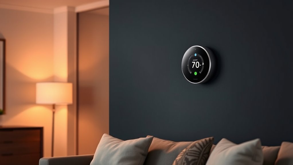 thermostat detects occupancy patterns