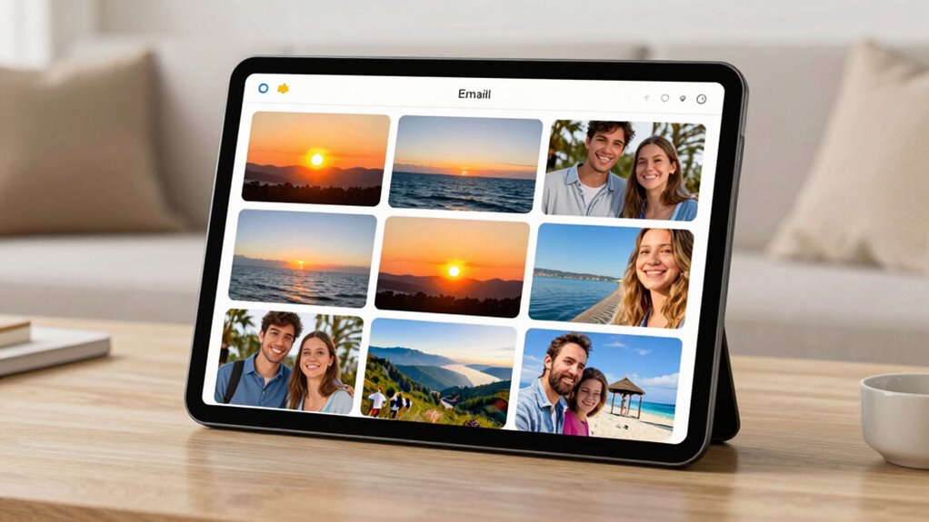 top email enabled digital frames