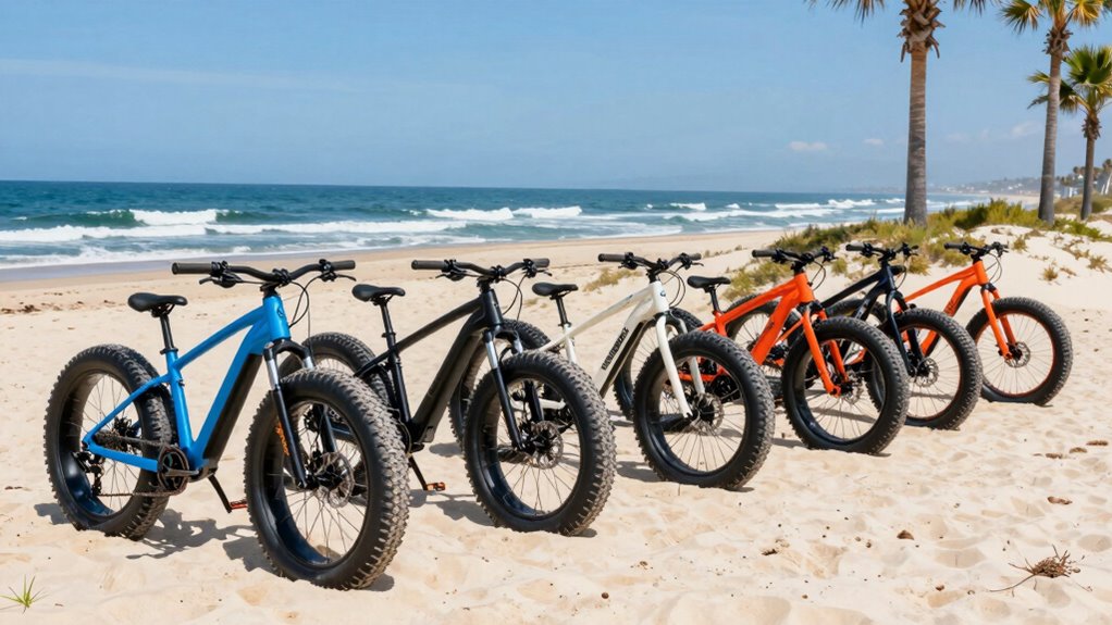 top fat tire beach e bikes