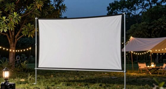 top portable projector screens