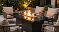 top stylish gas fire pits