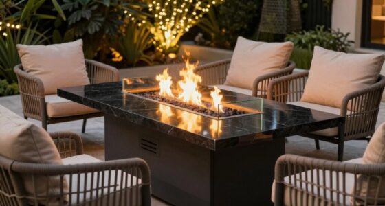 top stylish gas fire pits