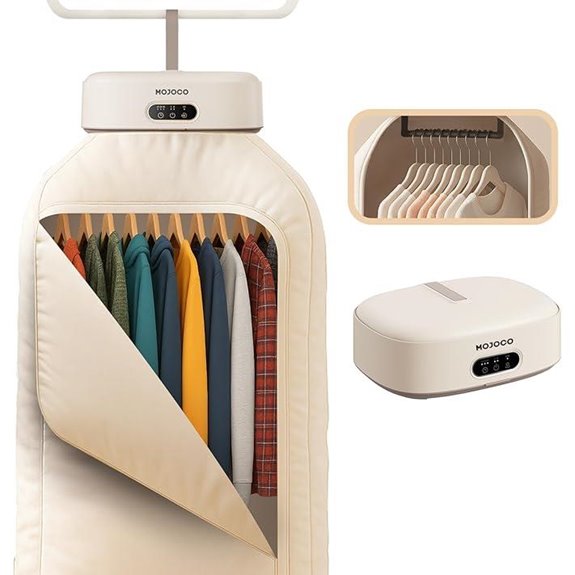 MOJOCO Portable Compact Clothes Dryer for Travel