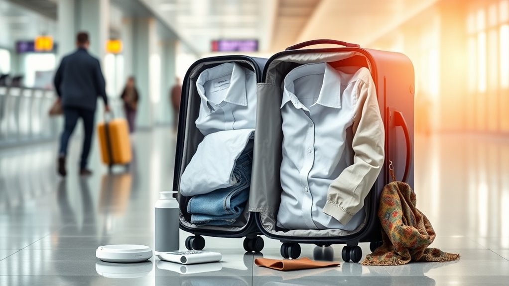 travel light with one bag