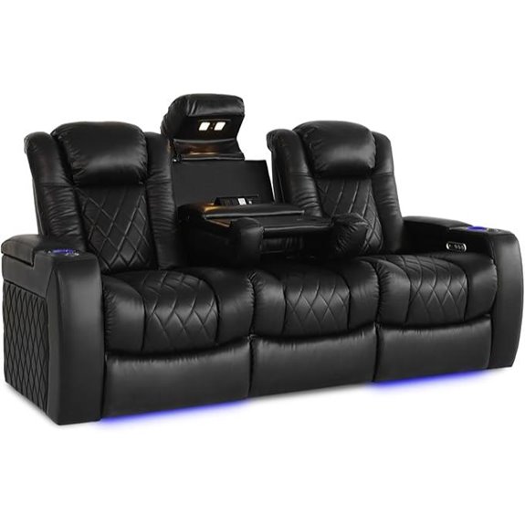 Valencia Tuscany 3-Seat Power Recliner with USB and RGB