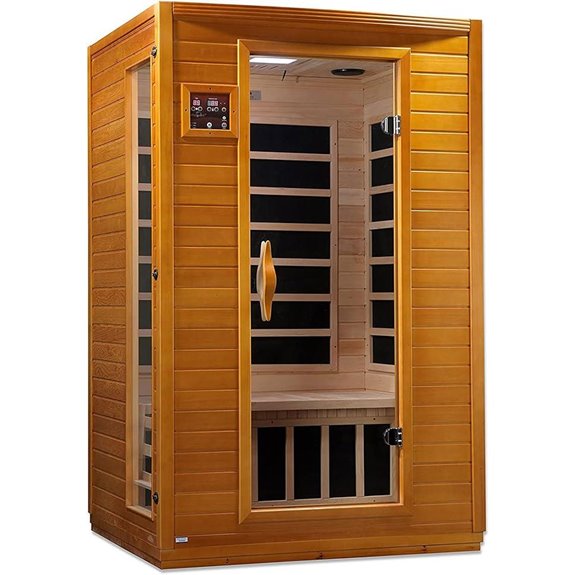 DYNAMIC SAUNAS Andora 2-Person Infrared Sauna