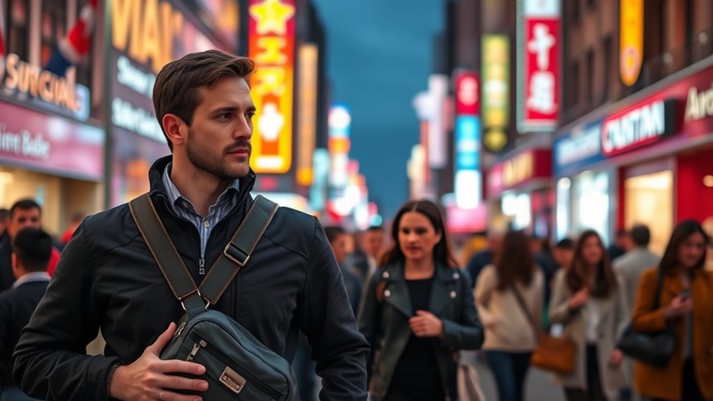 use hidden pockets and insurance