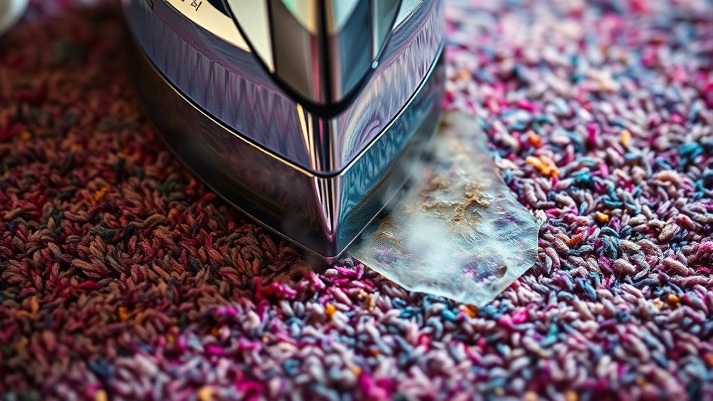 use iron for stain removal