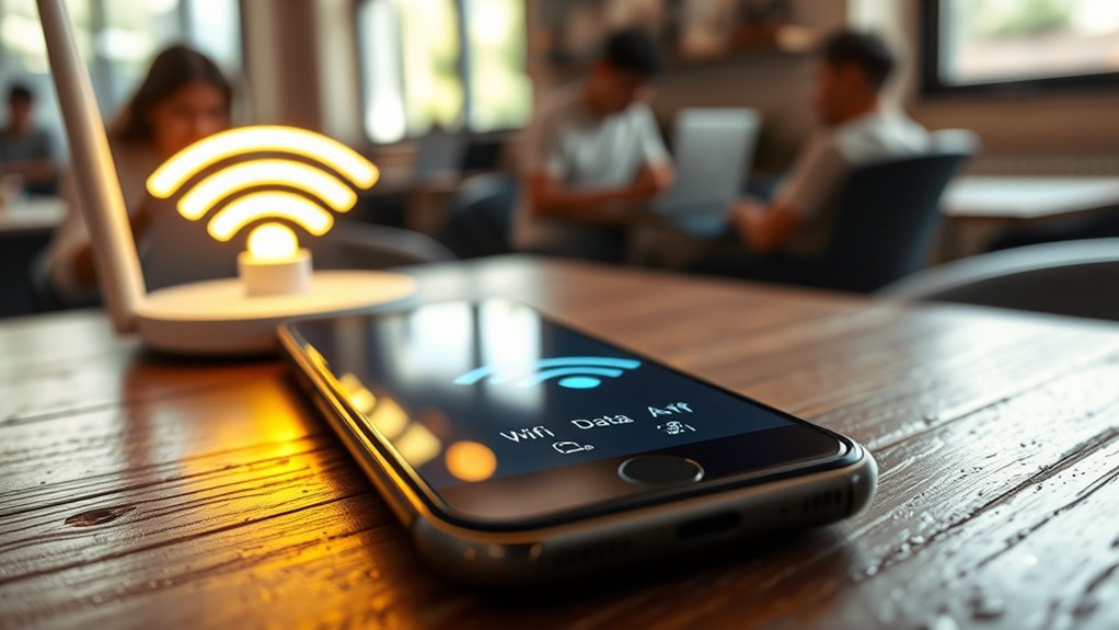 use wi fi whenever possible