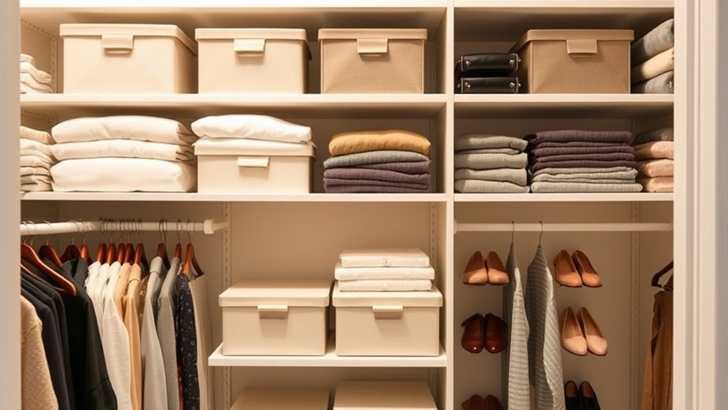 versatile closet storage solutions