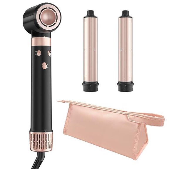 3-in-1 Dual Voltage Hair Styler with Travel Case