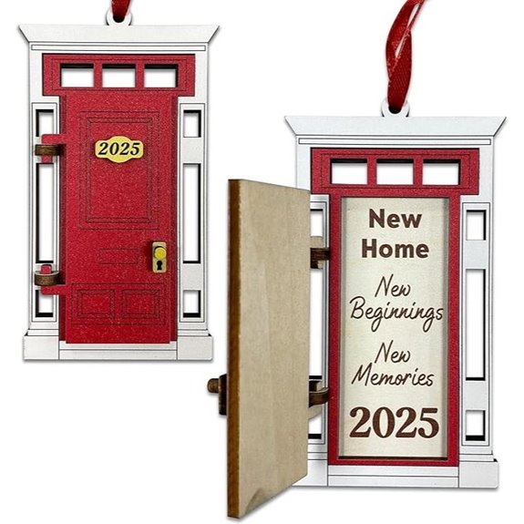 V VIBEPY 2025 Housewarming 5-Layer Ornament
