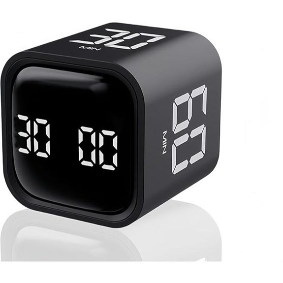 Digital Cube Pomodoro Timer with Vibration and Alarm