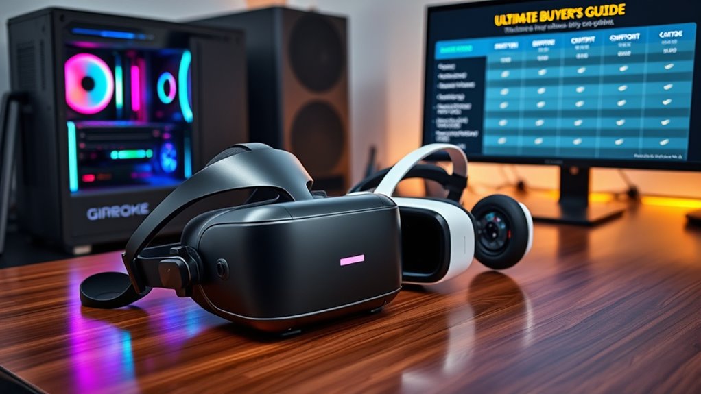 vr headset selection criteria