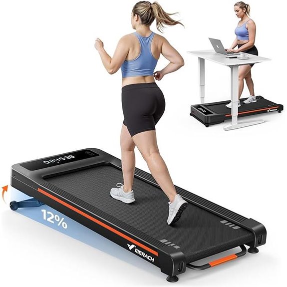 MERACH W50 Walking Treadmill with Incline & Remote