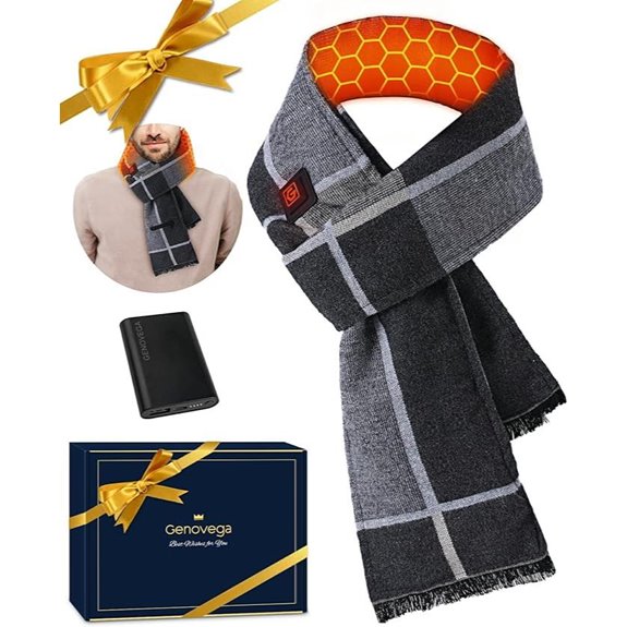 Heated Scarf Gift for Men and Women