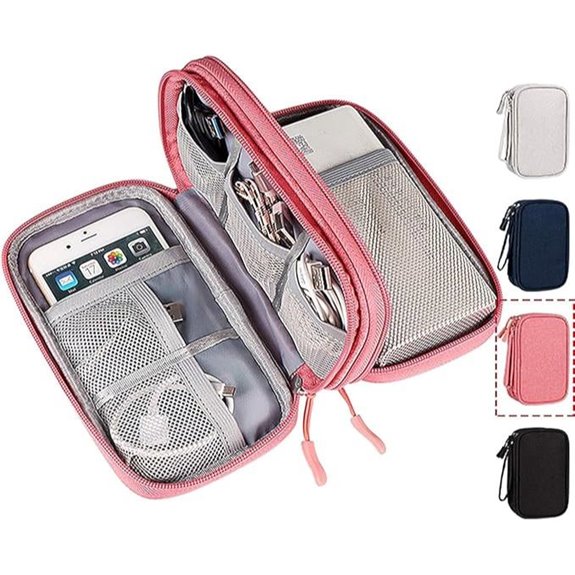 Waterproof Travel Electronic Organizer for Cables and Devices