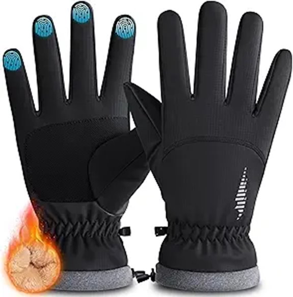 Winter Waterproof Ski Gloves with Touchscreen for Outdoors