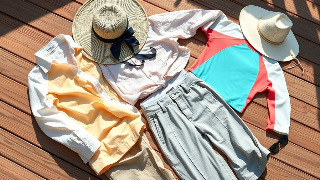 wear upf protective clothing