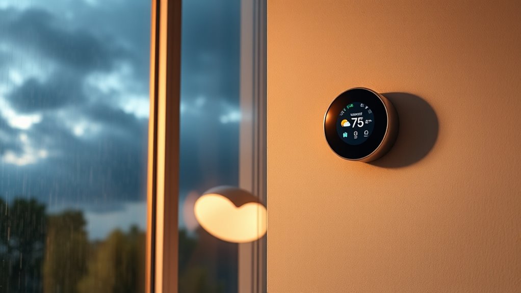 weather responsive energy savings