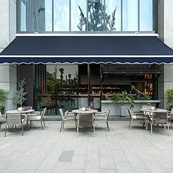 Diensweek 15'x10' Retractable Motorized Patio Awning