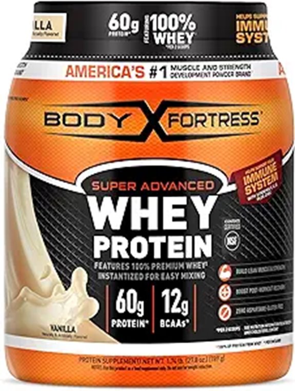 Body Fortress Whey Protein Powder with Vitamins