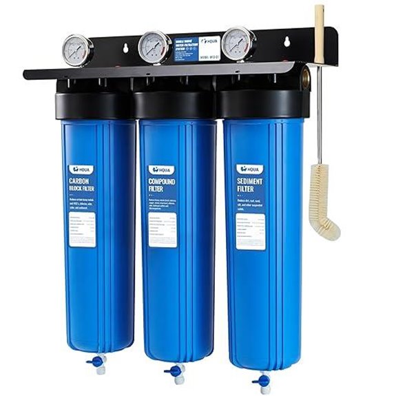 HQUA WF3-01 Whole House Water Filtration System