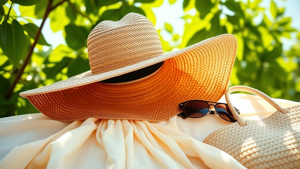 wide brim sun protection