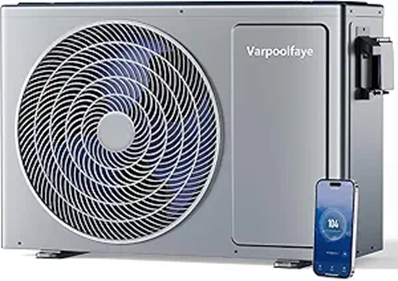 27000 BTU Above Ground Pool Heater with WiFi Control