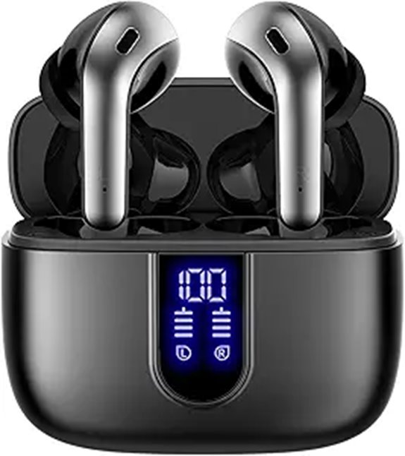 TAGRY Wireless Bluetooth Earbuds with LED Display