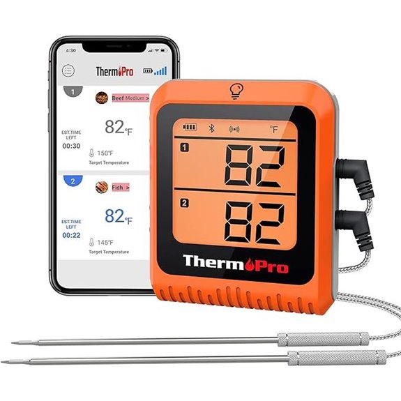 ThermoPro 650 ft Wireless Bluetooth Meat Thermometer