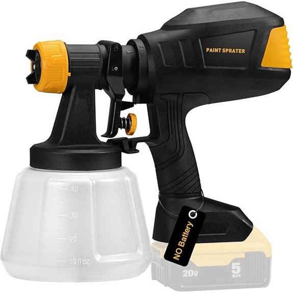 Cordless Paint Sprayer for Dewalt 20V Battery